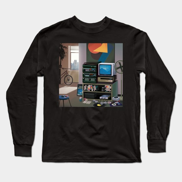 Tv chill Long Sleeve T-Shirt by Mr.Melville